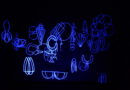 Geheime Zeichen – eine Schwarzlichtausstellung von Joanna Stange