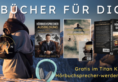 Buch-Trilogie für Hörbuchsprecher von Christian Gera