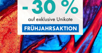 Große Frühjahrs-Sonderaktion – 30% auf Originalkunst (nur vom 16. – 20. April 2026)