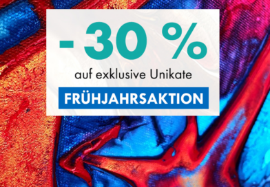 Große Frühjahrs-Sonderaktion – 30% auf Originalkunst (nur vom 16. – 20. April 2026)