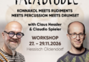 TALADIDDLE: Masterclass mit Claudio Spieler und Claus Hessler bei drum-tec