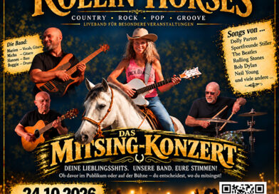Highlight am Samstag: Mitsing-Konzert mit der Band The Rollin’ Horses